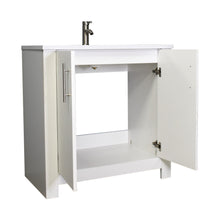 Load image into Gallery viewer, Austin 36&quot; vanity white MTD-4236W-14Angle-Open---no-background