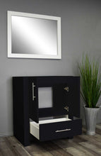 Load image into Gallery viewer, Boston 24&quot; Vanity Cabinet only MTD-4324BK-0Angle-Open_Black