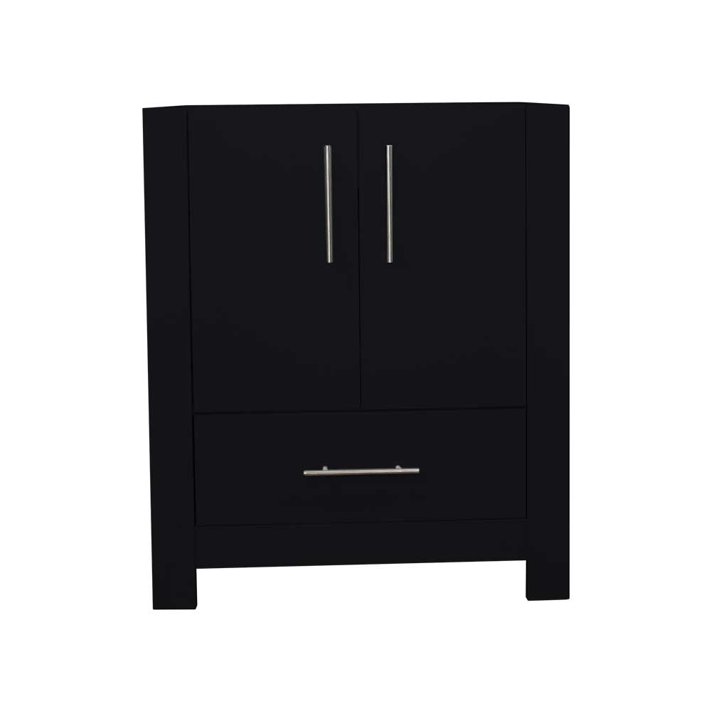 Boston 24" Vanity Cabinet only MTD-4324BK-0_Front---no-background_Black