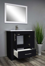 Load image into Gallery viewer, Boston 24&quot; Vanity MTD-4324BK-14Angle-Open_Black