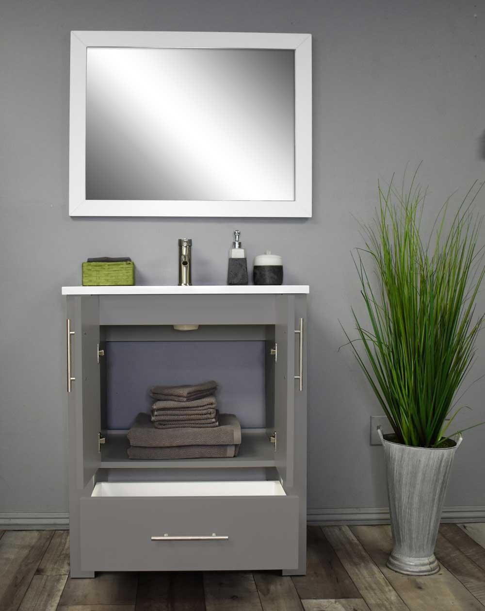 Volpa USA Boston 24" Modern Bathroom Vanity MTD-4324-14