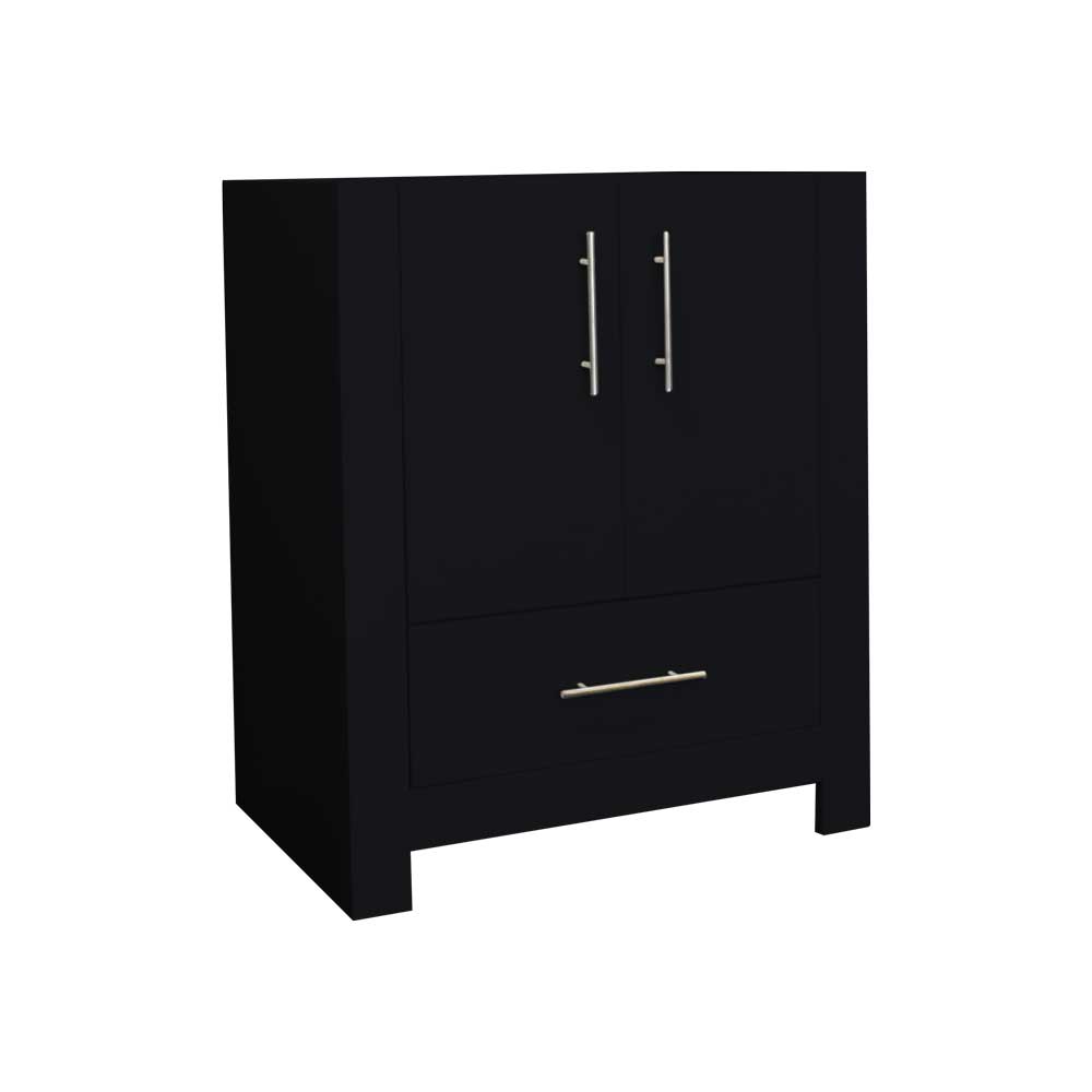 Boston 24" Vanity Cabinet only Glossy Black MTD-4324GB-0Angle---no-background_Black