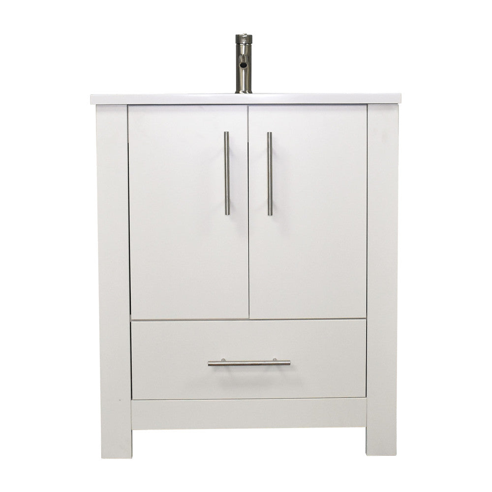 Boston 24" Vanity glossy white MTD-4324GW-14Front---no-background