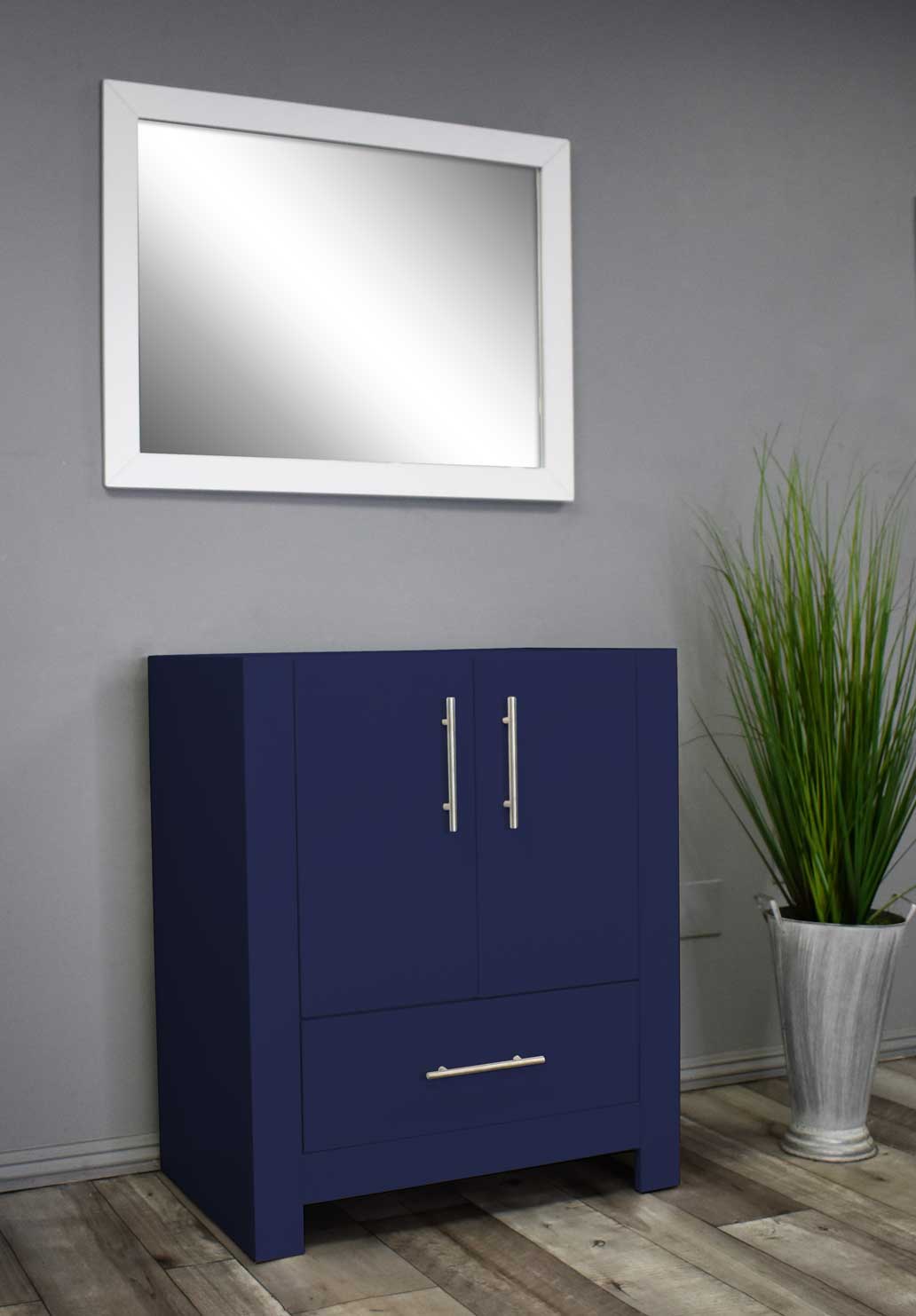 Boston 24" Vanity Cabinet only MTD-4324NV-0Angle_Navy