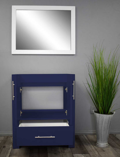 Boston 24" Vanity Cabinet only MTD-4324NV-0Front-Open_Navy