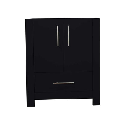 Boston 30" Vanity Cabinet only MTD-4330BK-0_Front---no-background_Black