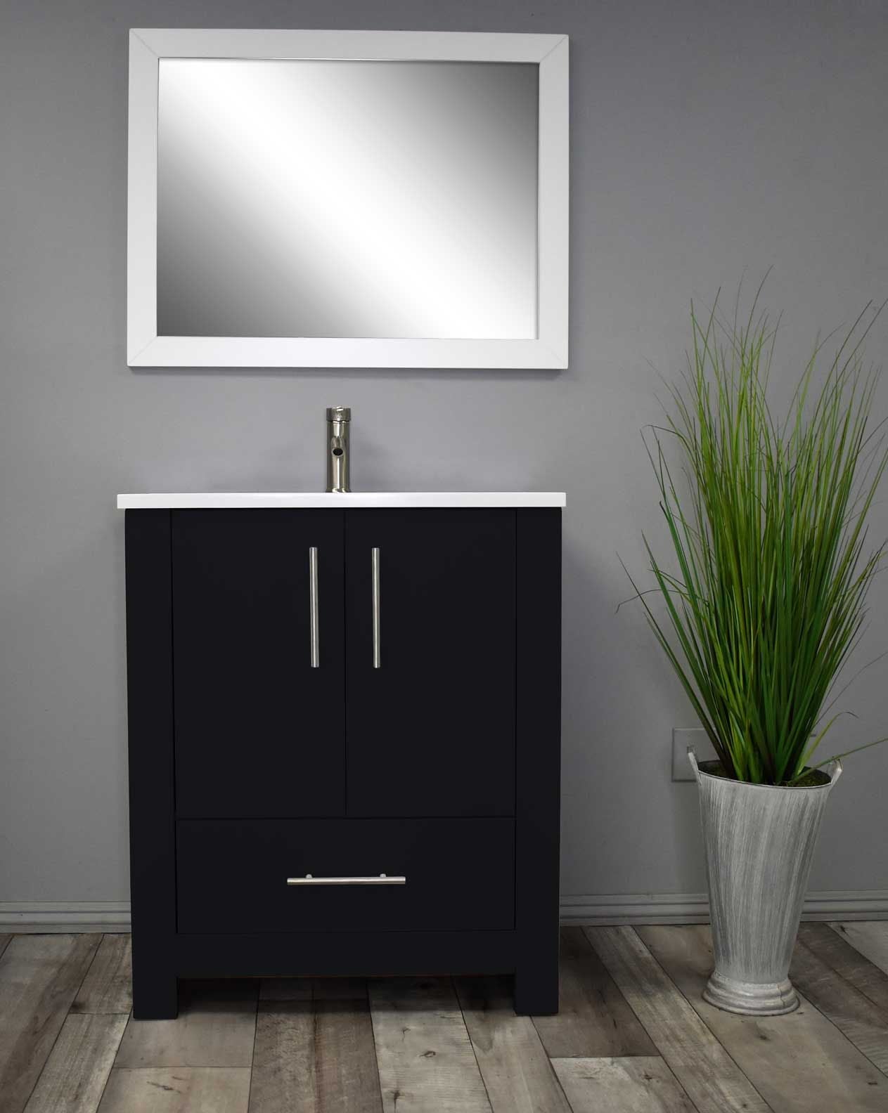 Boston 30" Vanity MTD-4330BK-14Front_Black