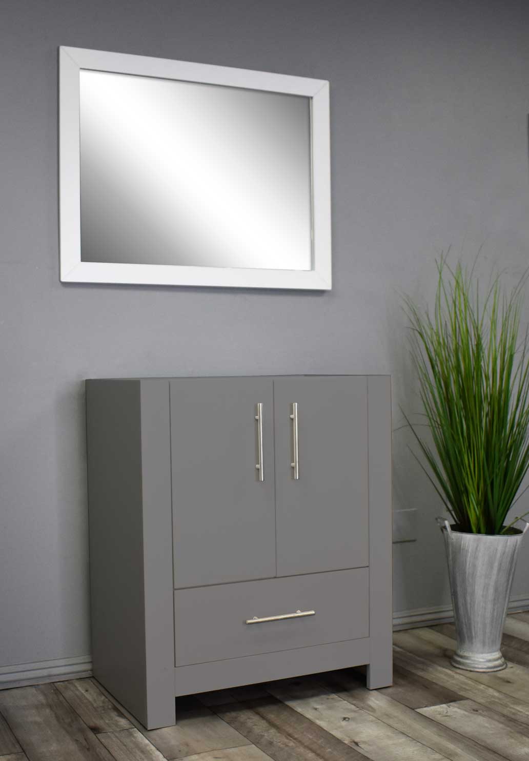 Boston 30" Vanity Cabinet only MTD-4330G-0Angle_Grey