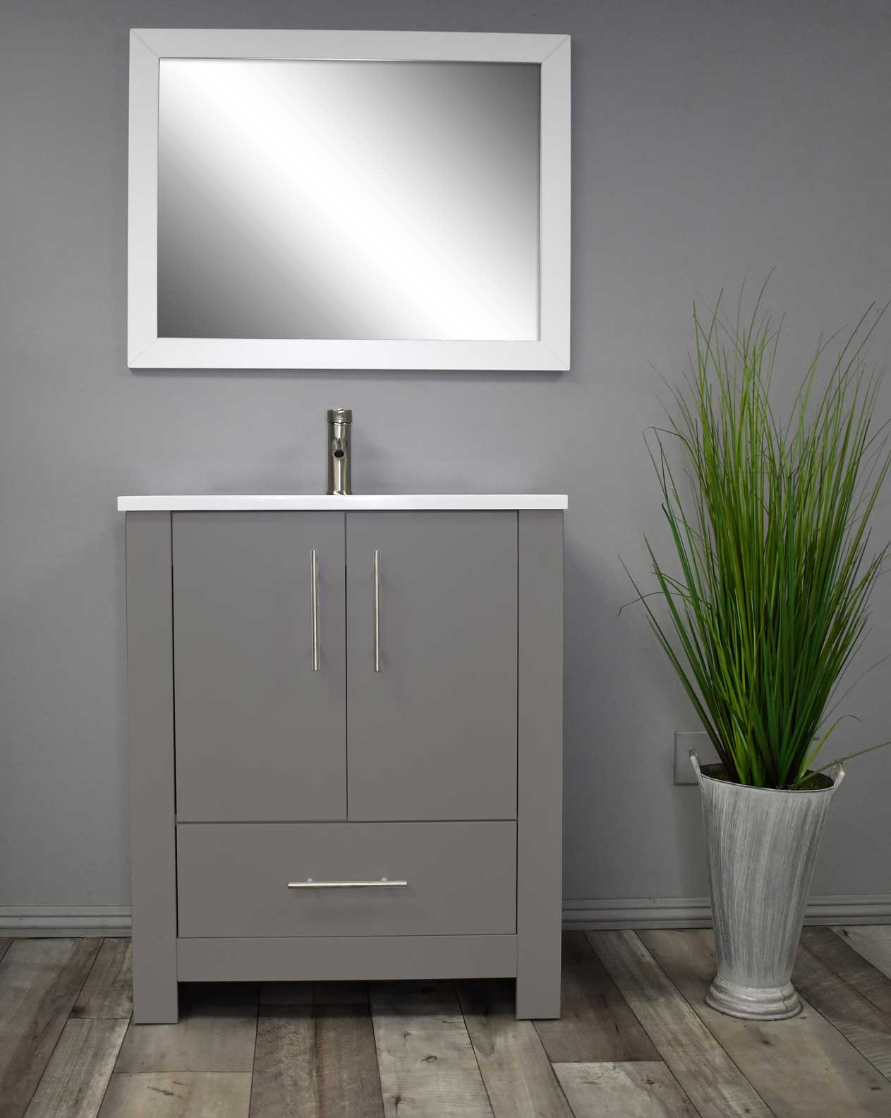 Boston 30" Vanity MTD-4330G-14Front_Grey