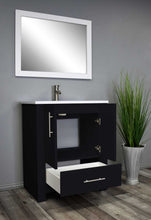 Load image into Gallery viewer, Boston 30&quot; Vanity Glossy Black MTD-4330GB-14Angle-Open_Black