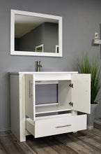 Load image into Gallery viewer, Boston 36&quot; Vanity White  MTD-4330W-14AngleOpen