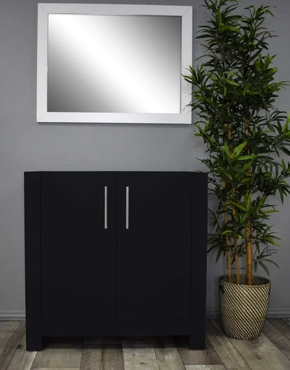 Boston 36" Vanity Cabinet only Black MTD-4336BK-0Front_Black