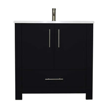 Load image into Gallery viewer, Boston 36&quot; Black Vanity MTD-4336BK-14Front---no-background_Black