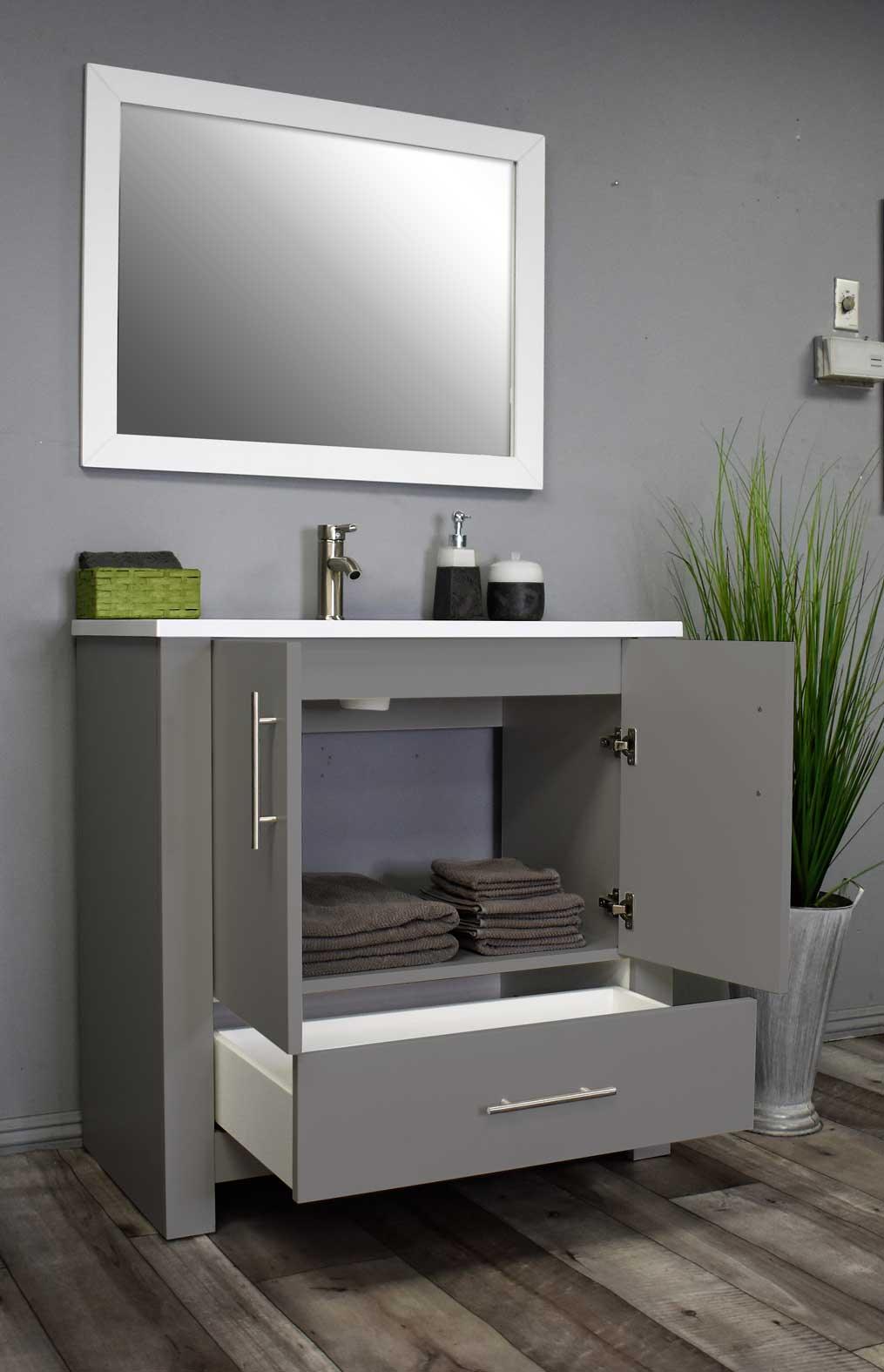 Volpa USA Boston 36" Modern Bathroom Vanity MTD-4336-14