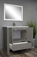 Load image into Gallery viewer, Boston 36&quot; Vanity Grey MTD-4336G-14Angle-Open_Grey