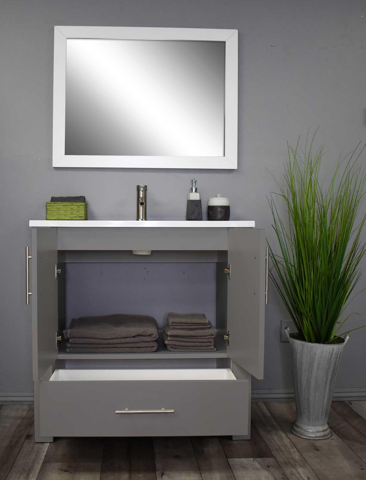 Volpa USA Boston 36" Modern Bathroom Vanity MTD-4336-14