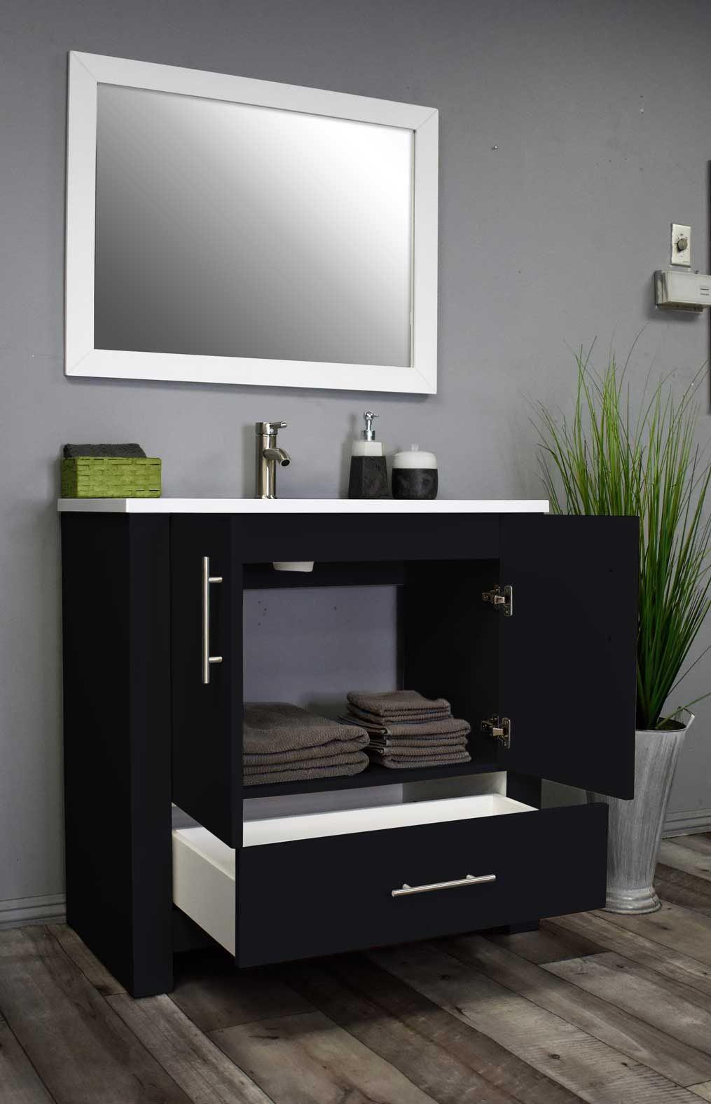 Boston 36" Vanity Glossy Black MTD-4336GB-14Angle-Open-Staged_Black
