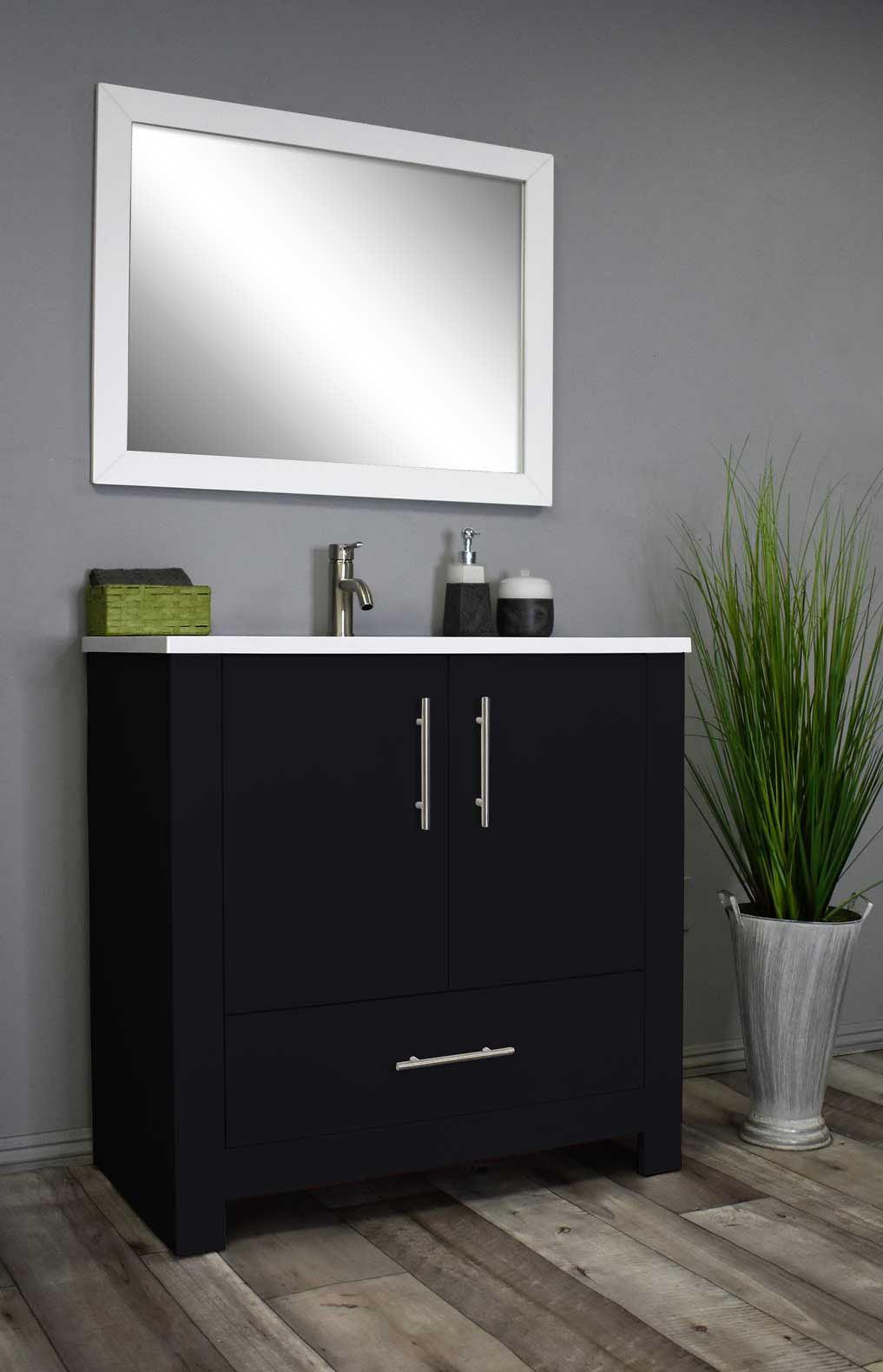 Boston 36" Vanity Glossy Black MTD-4336GB-14Angle-Staged_Black