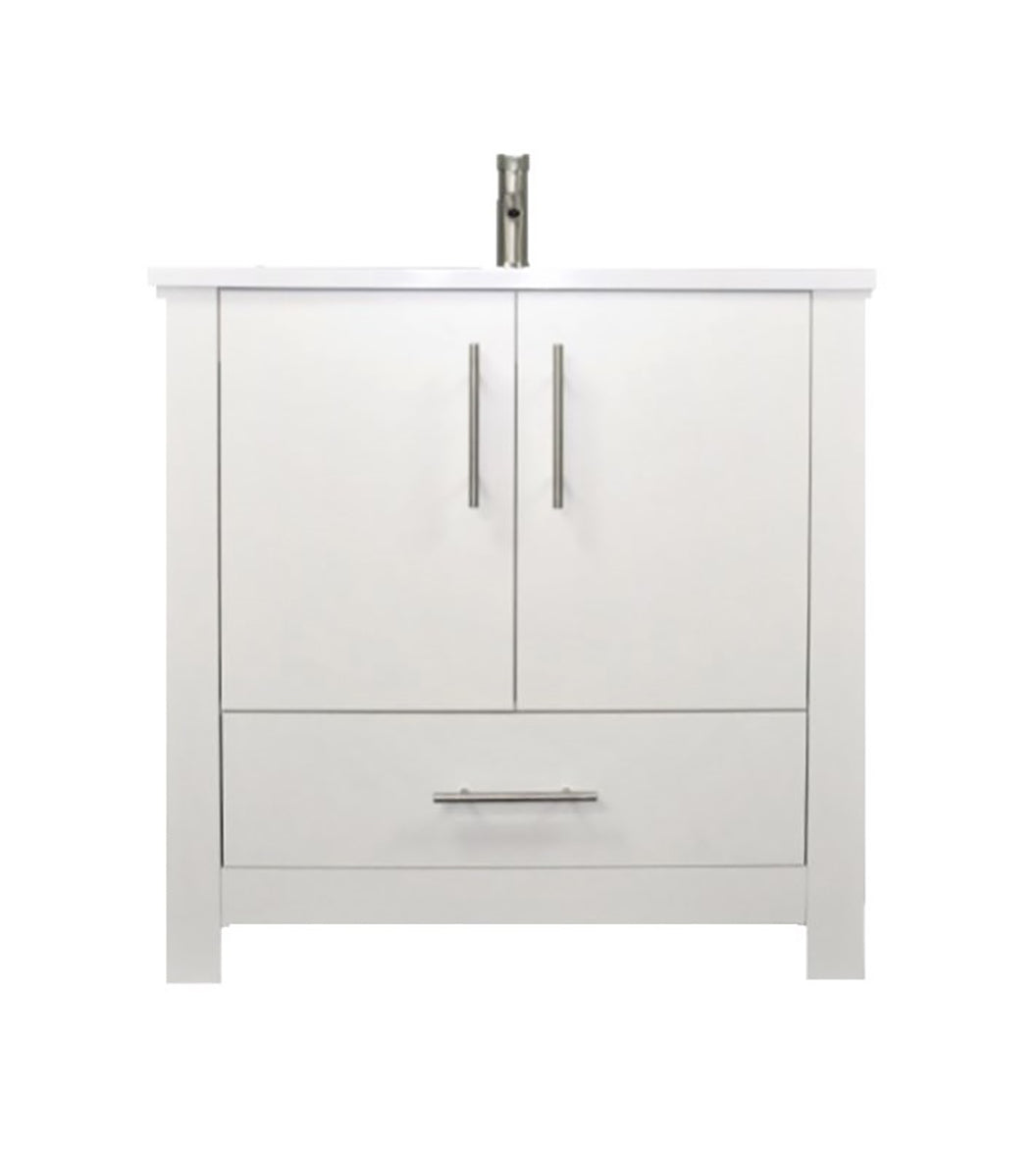 Boston 36" Vanity Glossy White MTD-4336GW-0Front-nobackground