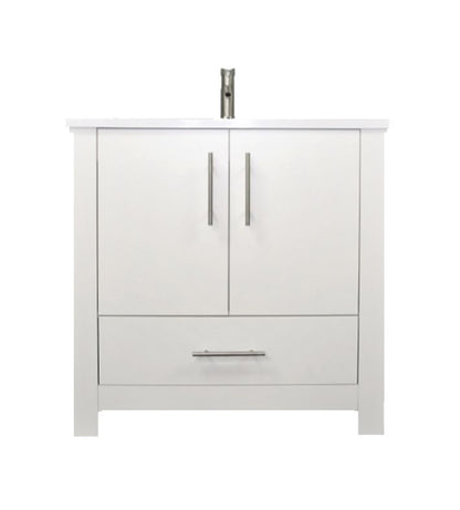 Boston 36" Vanity Glossy White MTD-4336GW-0Front-nobackground