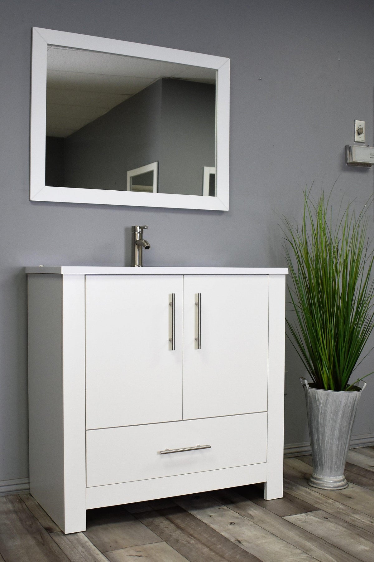 Boston 36" Vanity Glossy White MTD-4336GW-14Angle-nobackground