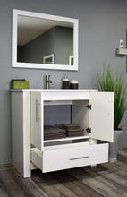 Load image into Gallery viewer, Boston 36&quot; Vanity Glossy White MTD-4336GW-14AngleOpenStaged