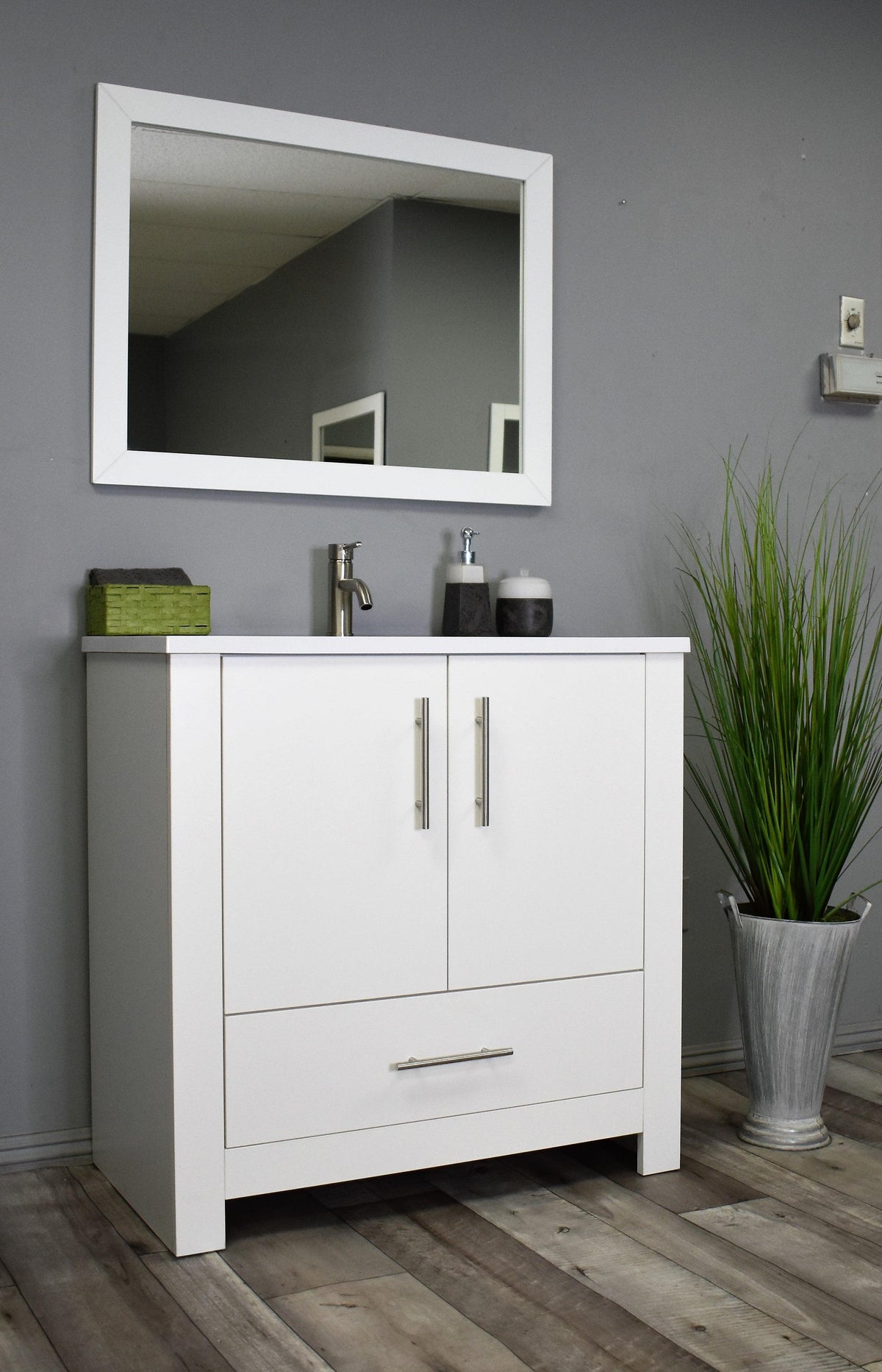 Boston 36" Vanity Glossy White MTD-4336GW-14AngleStaged