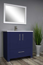 Load image into Gallery viewer, Boston 36&quot; Vanity Navy MTD-4336NV-14Angle_Navy