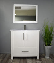 Load image into Gallery viewer, Boston 36&quot; Vanity White MTD-4336W-14Front-nobackground