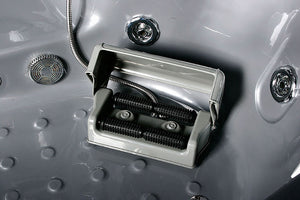 Maya Bath The Superior Steam Shower whirlpool bathtub 64" x 64"- Gray