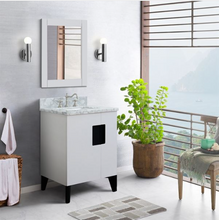 Load image into Gallery viewer, Bellaterra 25&quot; Single Vanity w/ Counter Top and Sink White Finish 408800-25-WH