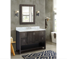 Load image into Gallery viewer, Bellaterra 49&quot; Brown Wood Single Vanity w/ Counter Top and Sink 400300-SB