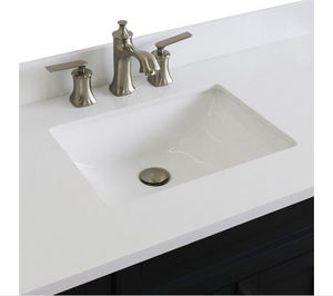Bellaterra 49" Single Vanity w/ Counter Top and Sink Dark Gray Finish 400700-49S-DG