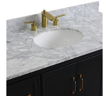 Load image into Gallery viewer, Bellaterra 49&quot; Single Vanity w/ Counter Top and Sink Dark Gray Finish 400800-49S-DG