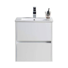 Load image into Gallery viewer, Valencia 20&quot; Single Vanity White or Silver Grey with Ceramic Sink, Mirror, Mirrored Medicine Cabinet