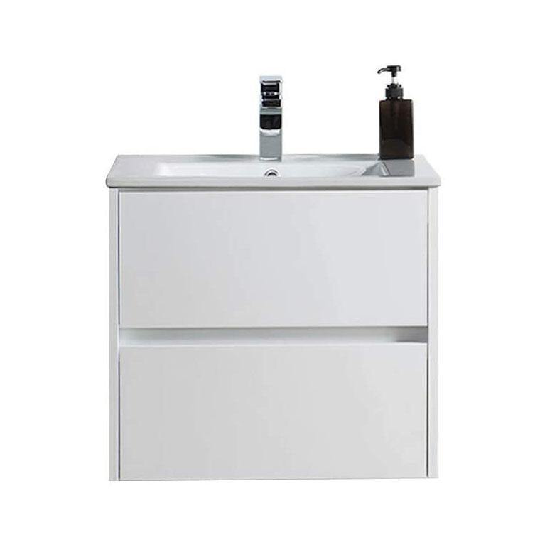 Blossom Valencia 36 Inch Single Vanity Base in White or Silver Grey. Available with Ceramic Sink, Mirror, Mirrored Medicine Cabinet - The Bath Vanities