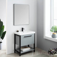 Load image into Gallery viewer, Blossom Riga 30” Metal Gray Vanity