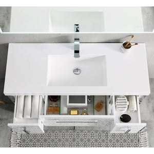 Blossom Riga 48” White Single / Double Sink Vanity