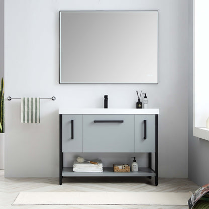 Blossom Riga 48” Metal Gray Single Vanity