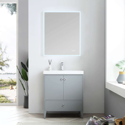 Blossom Lyon 30” Metal Gray Vanity