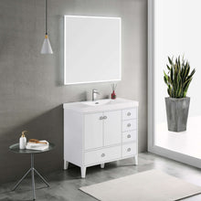 Load image into Gallery viewer, Blossom Lyon 36” White Vanity
