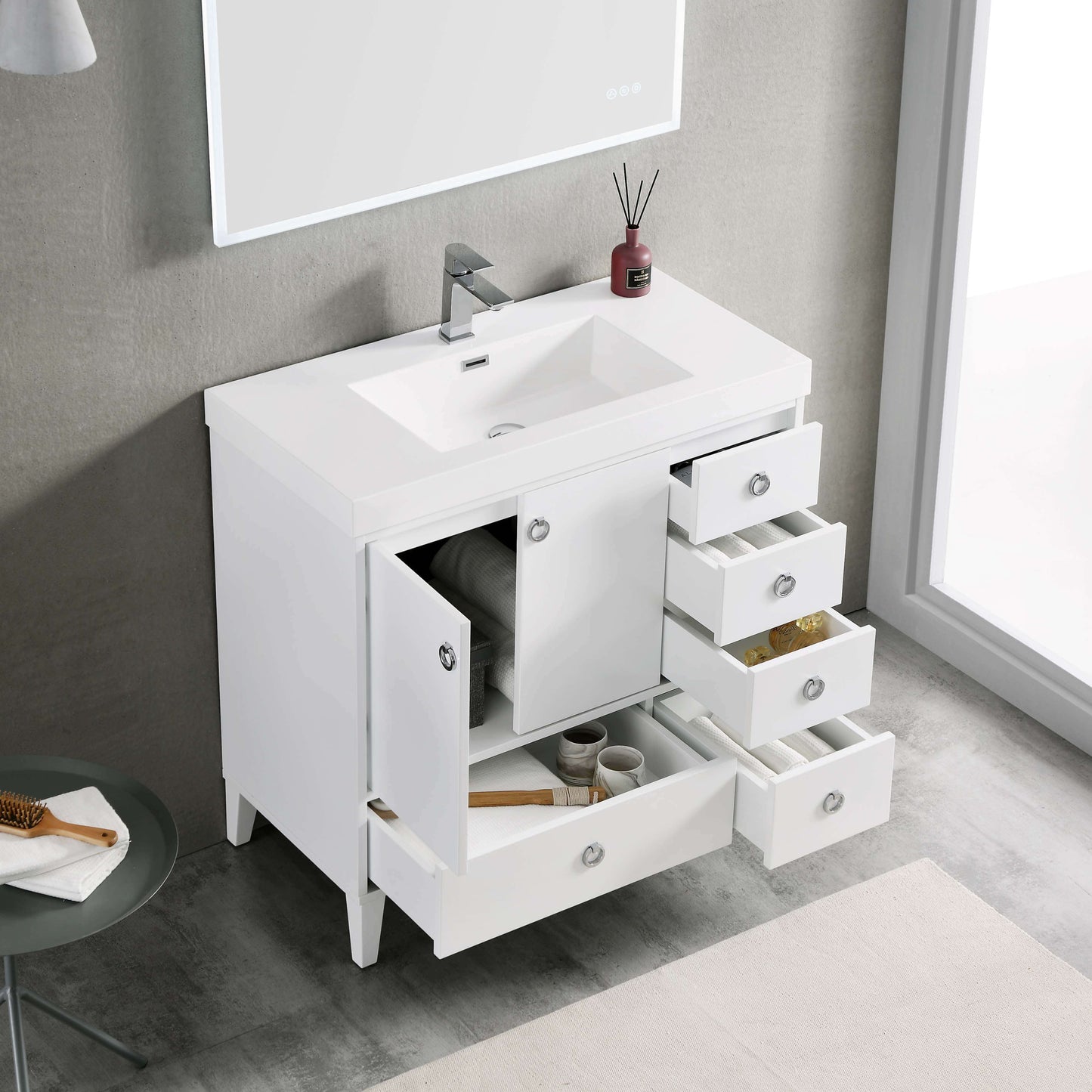 Blossom Lyon 36” White Vanity