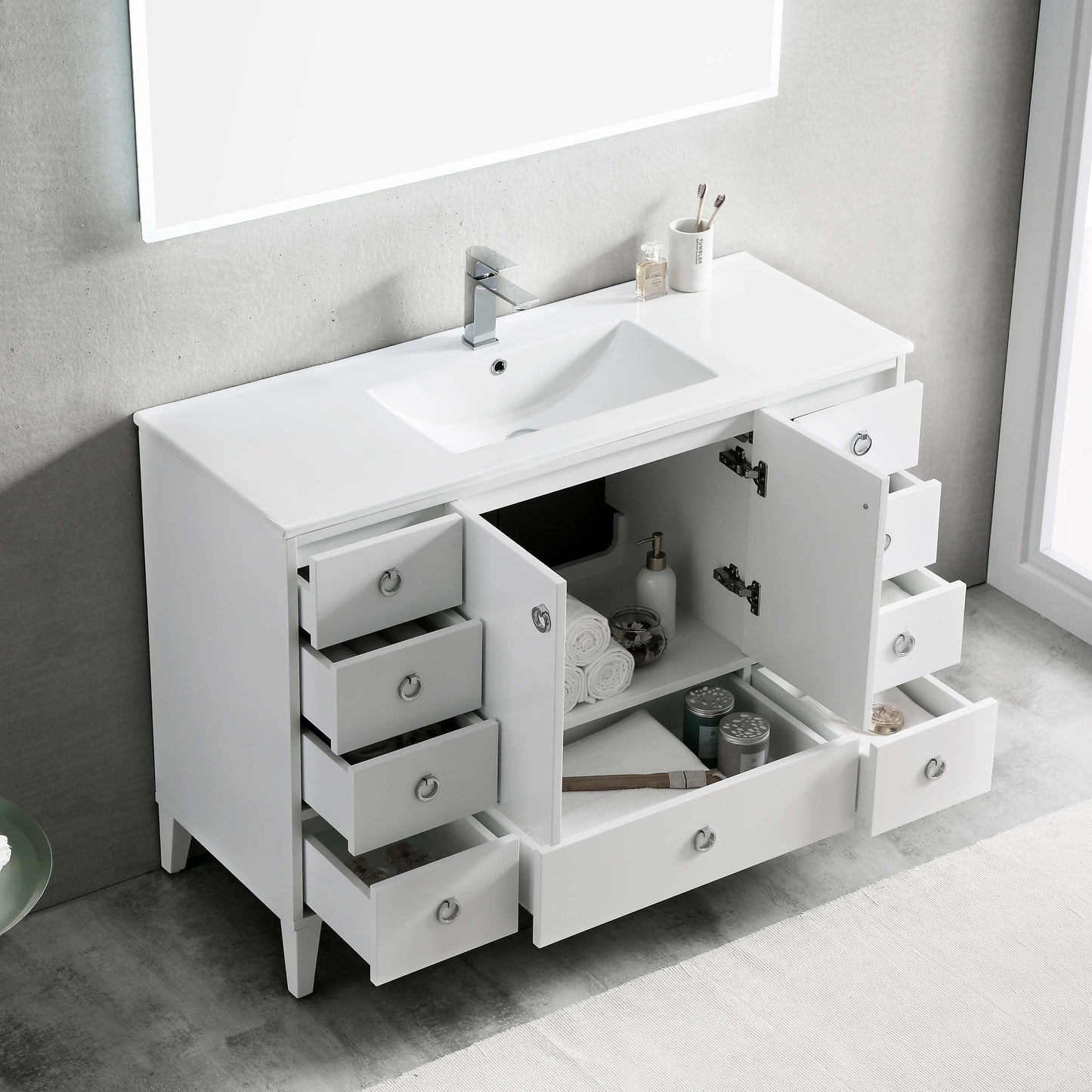 Blossom Lyon 48” White Single Vanity