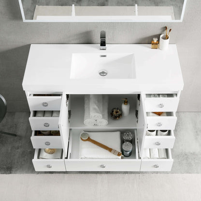 Blossom Lyon 48” White Single Vanity