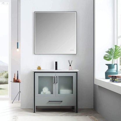 Blossom Birmingham 36” Matte Gray Vanity