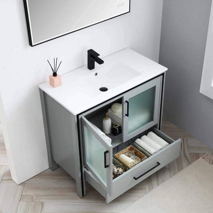 Blossom Birmingham 36” Matte Gray Vanity