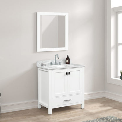 Blossom Geneva 30” White / Gray / Blue Vanity V8026 30