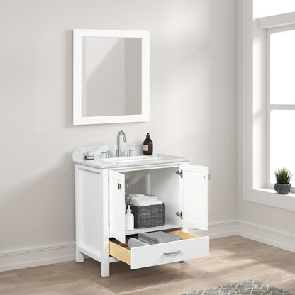 Blossom Geneva 30” White / Gray / Blue Vanity V8026 30