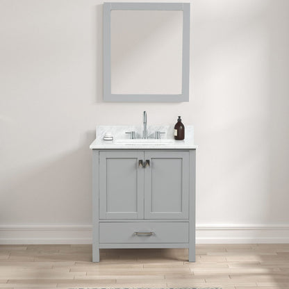 Blossom Geneva 30” White / Gray / Blue Vanity V8026 30