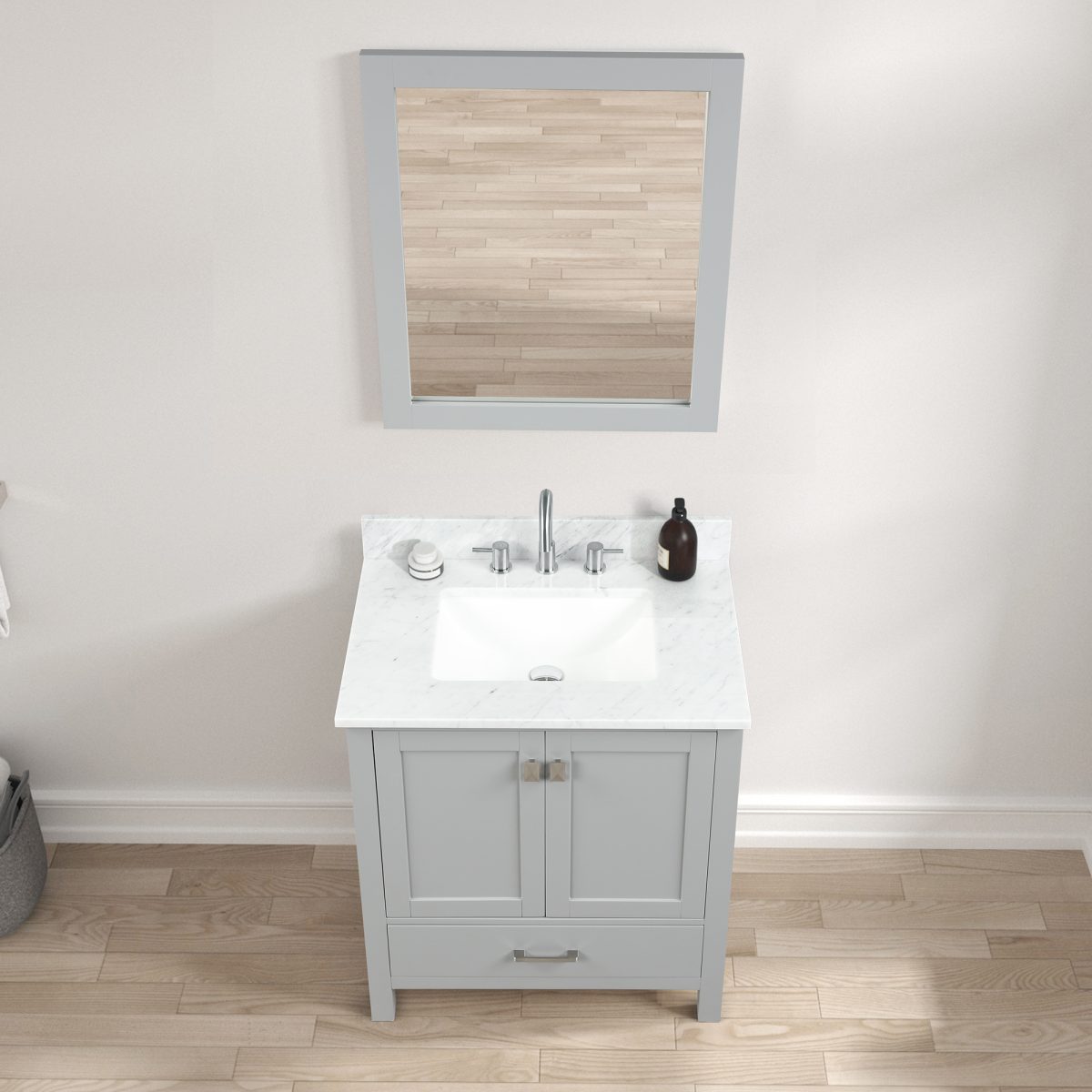 Blossom Geneva 30” White / Gray / Blue Vanity V8026 30